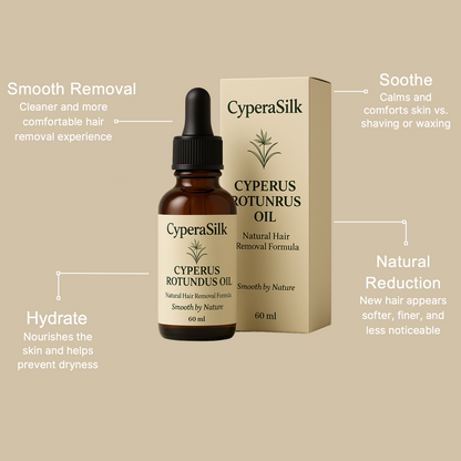 CyperaSilk Cyperus Rotundus Hair Reduction Oil